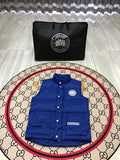 Canada Goose Puffer Vest in White with Stand Collar