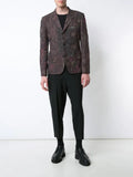 Yohji Yamamoto floral print blazer