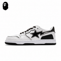 Human Made x BAPE STA SK8 Sneakers - White/Black
