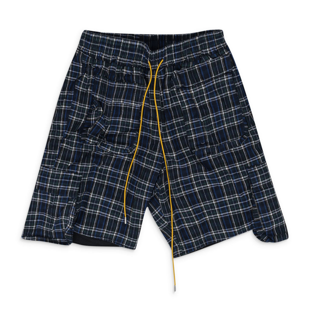 Blue Plaid Shorts