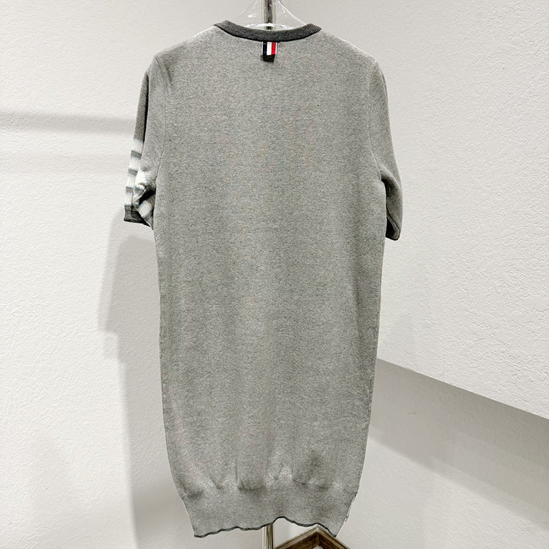 Women's 4-Bar Pocket Mini Dress | Thom Browne