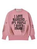 Advisory Board Crystals I Love Mankind But... sweatshirt