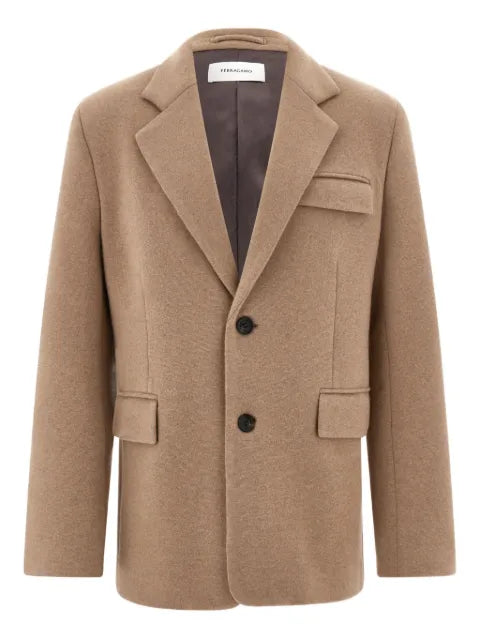 Ferragamo single-breasted flap-pocket blazer