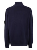 Stone Island high-neck logo-patch sweater