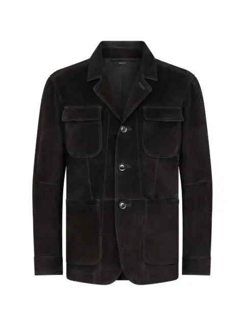 TOM FORD cashmere suede military jacket