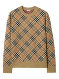 Burberry Check cotton wool sweater