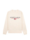 Sporty & Rich logo knitted jumper