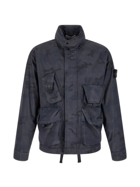 Stone Island camouflage-print jacket