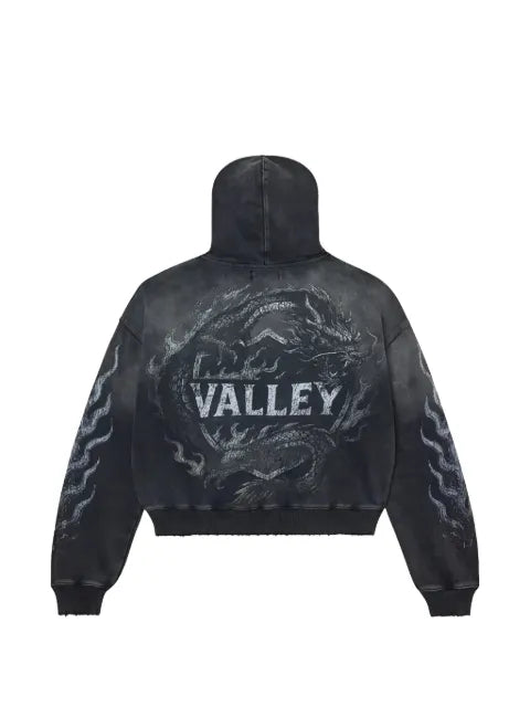 Vale Serpent faded-effect hoodie