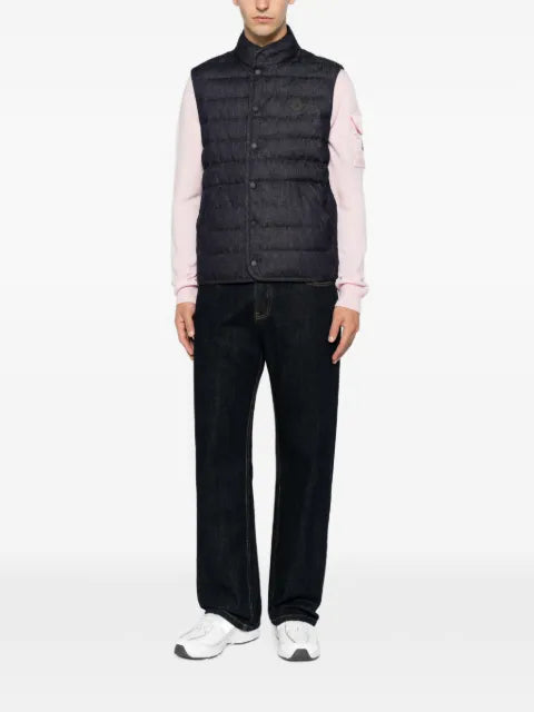 Moncler Liorane denim down gilet