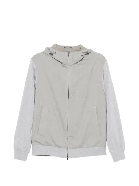 Paul & Shark hooded panelled hoodie