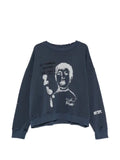 Song For The Mute graphic-print distressed sweatshirt