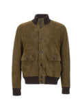 VOLFAGLI San Severo Buccio suede bomber jacket