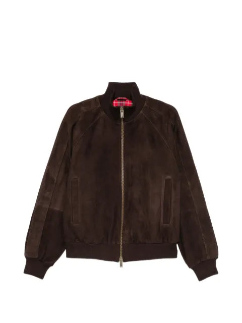 Baracuta long-sleeve leather jacket