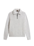 Woolrich half-zip chunky-knit sweater