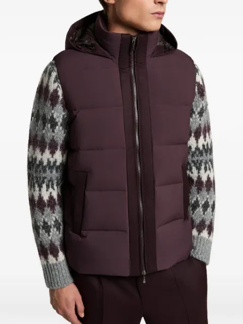Peserico quilted hooded gilet
