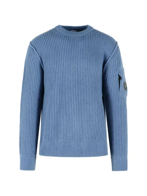C.P. Company Lens ribbed-knit sweater