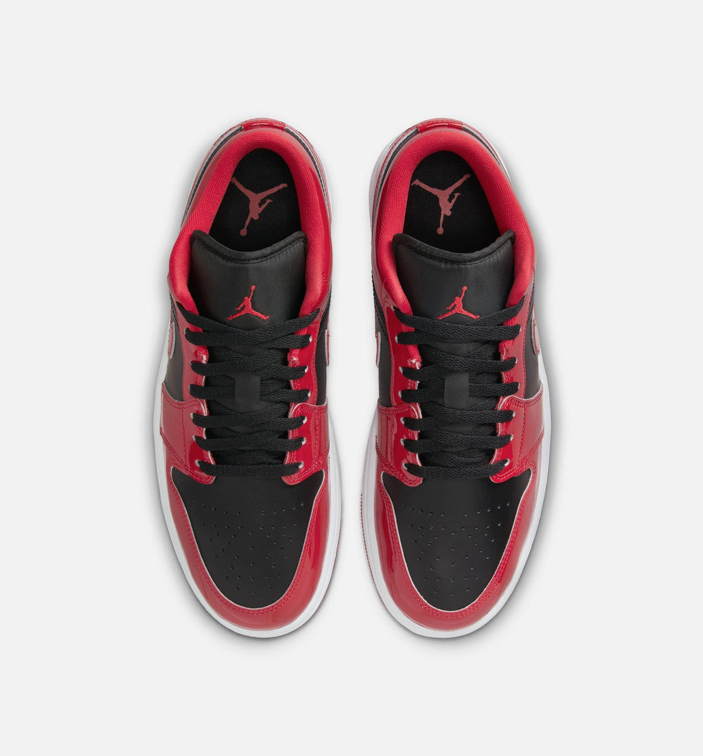 Air Jordan 1 Low SE Men's Sneakers - Black / University Red / White