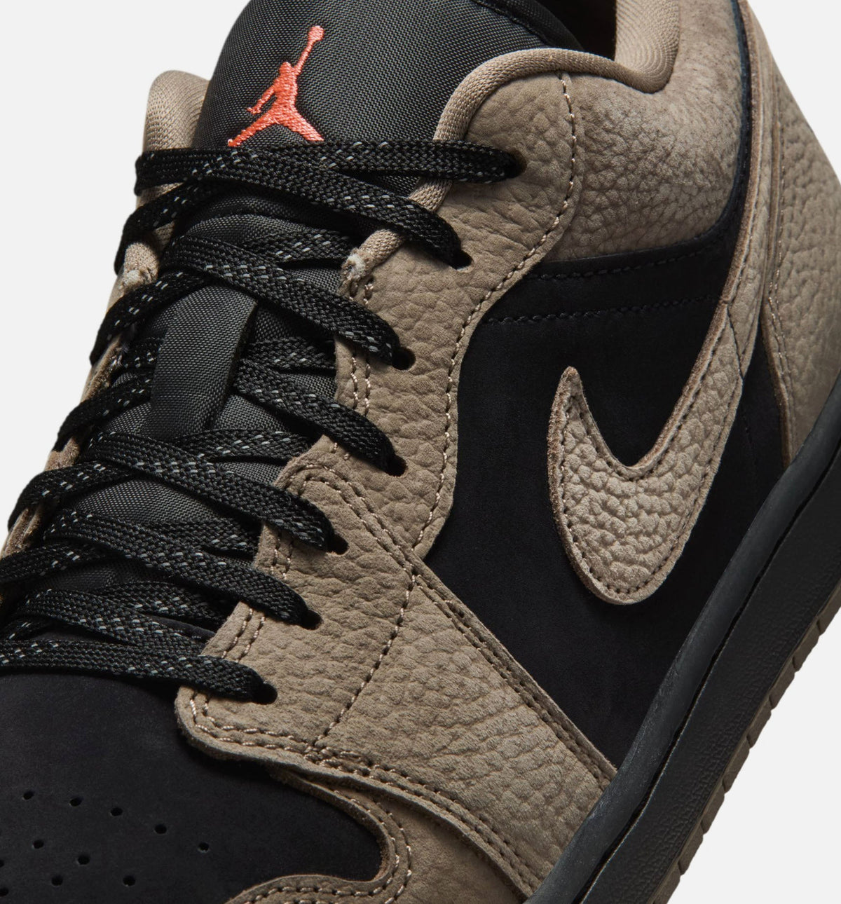 Air Jordan 1 Low SE Men's Lifestyle Shoes - Black/Olive Grey/Light Wild Mango
