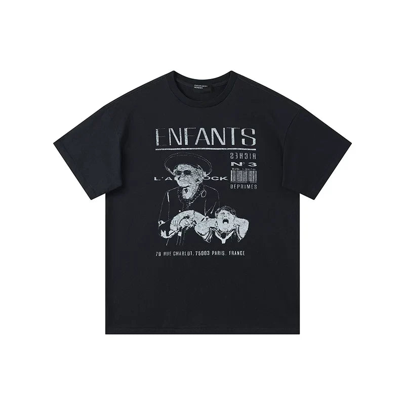 ERD “L’Arnoque” Paris Address T-Shirt — Black