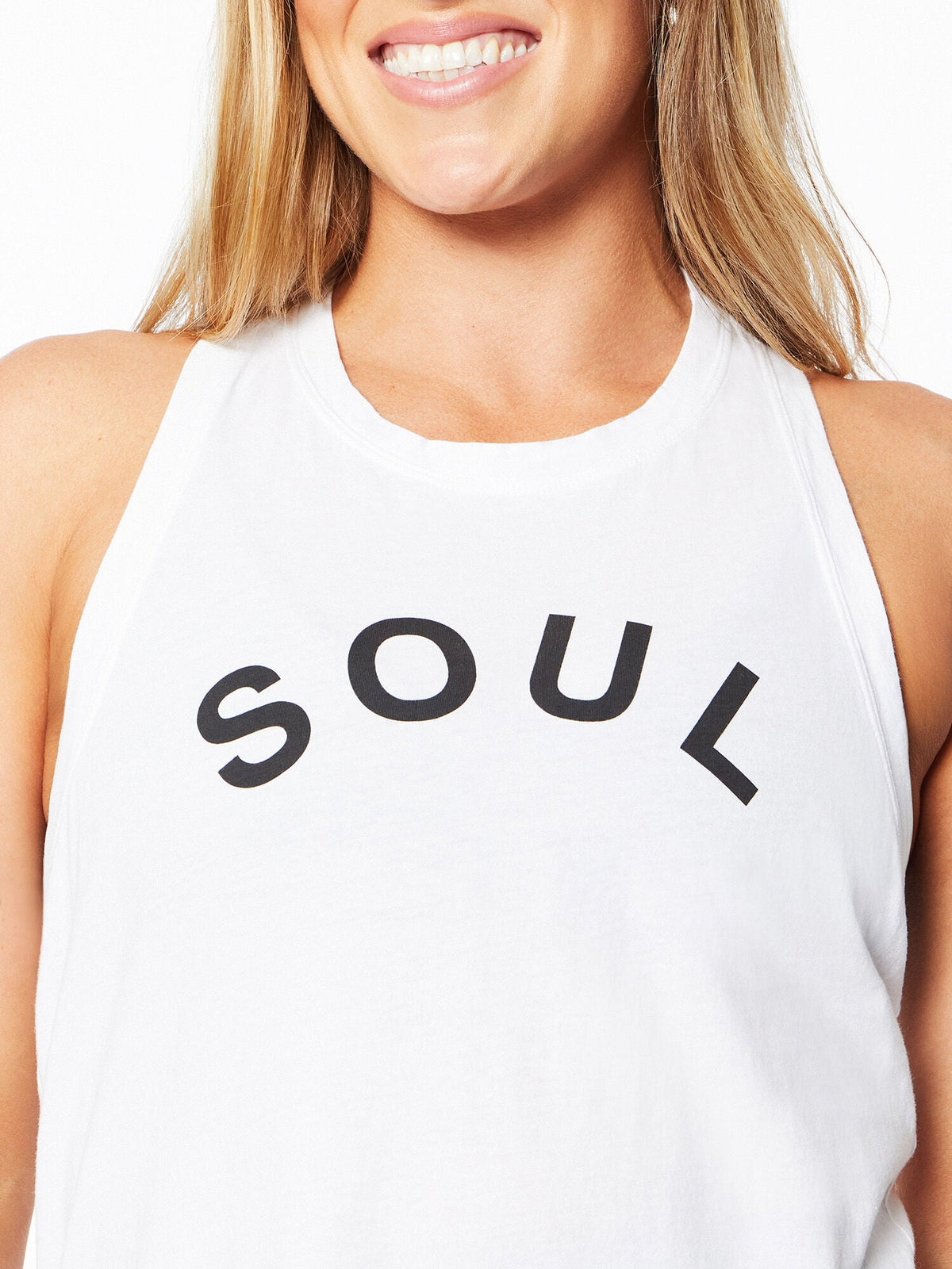 BASIC RACER TANK WHITE