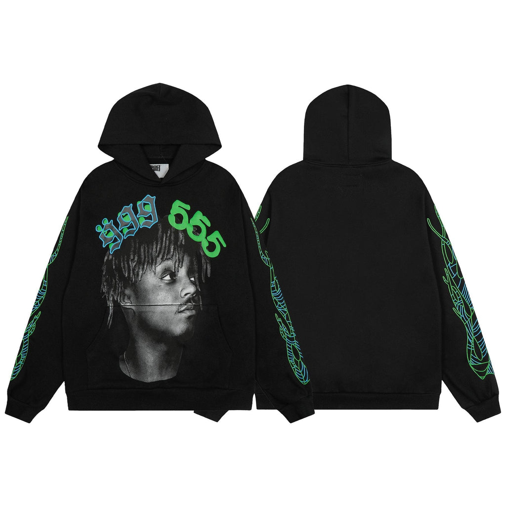 Sp5der Portrait Graphic Hoodie & Jogger Matching Set
