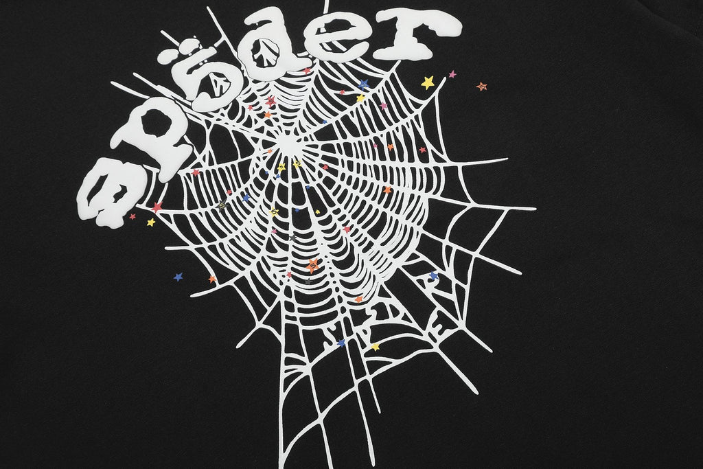 Sp5der Spiderweb Graphic Short-Sleeve T-Shirt