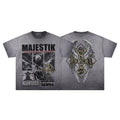 MAJESTIK Winged Cross Graphic T-Shirt
