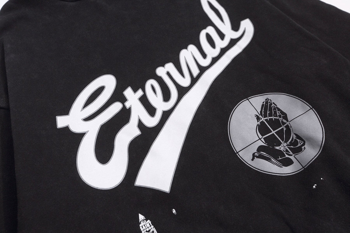 Fear of God Eternal Graphic Washed Hoodie - Black
