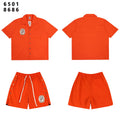 SAINT Tiger Patch Short-Sleeve Shirt & Shorts Set