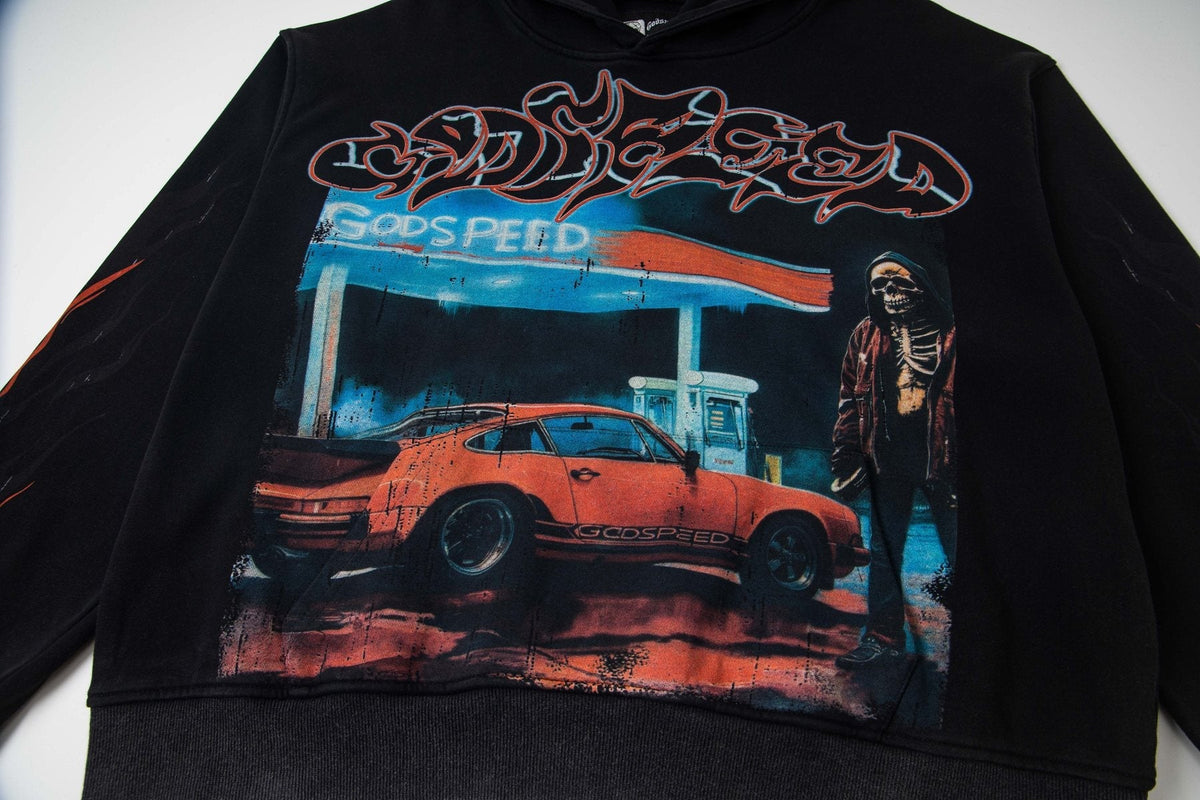 Godspeed Out of Many One Car Graphic Hoodie