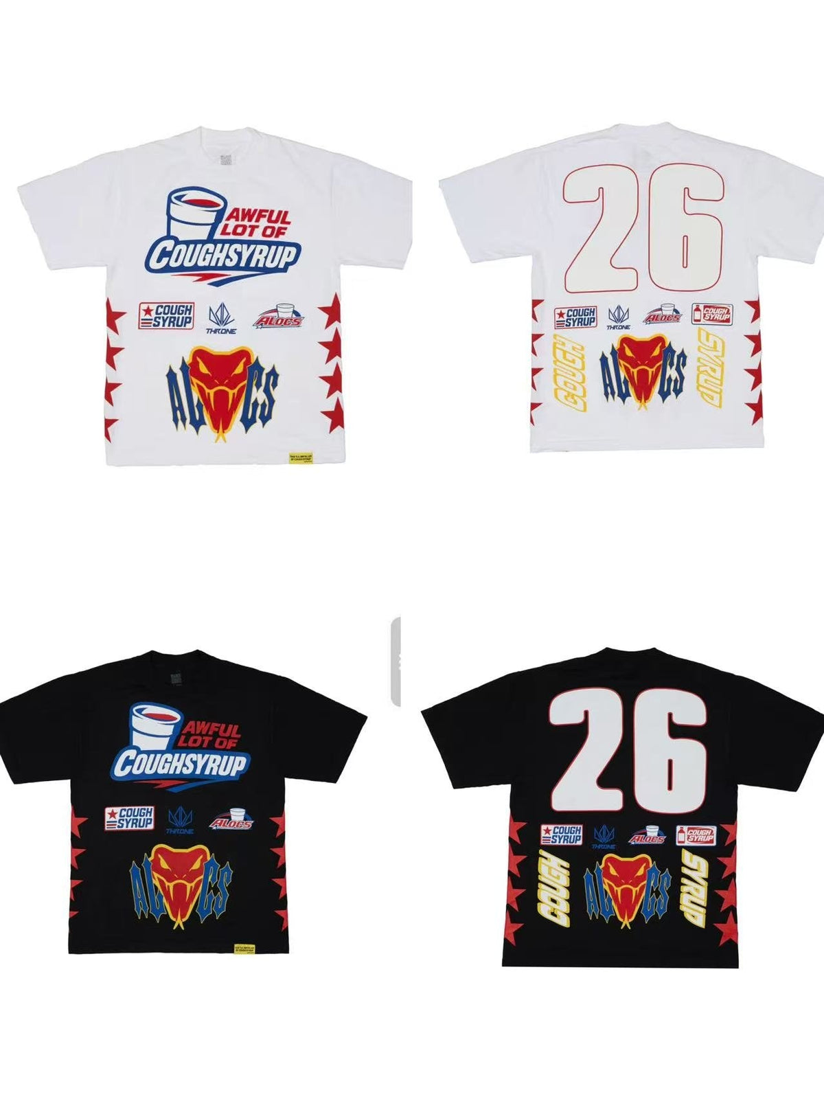 THAT'S A AWFUL LOT OF COUGH SYRUP Front & Back Graphic T-Shirt