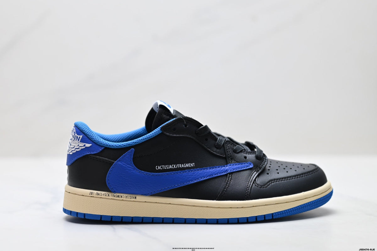 Nike Low-Top Sneakers Black Blue Beige Unisex Collaboration Edition Style 63