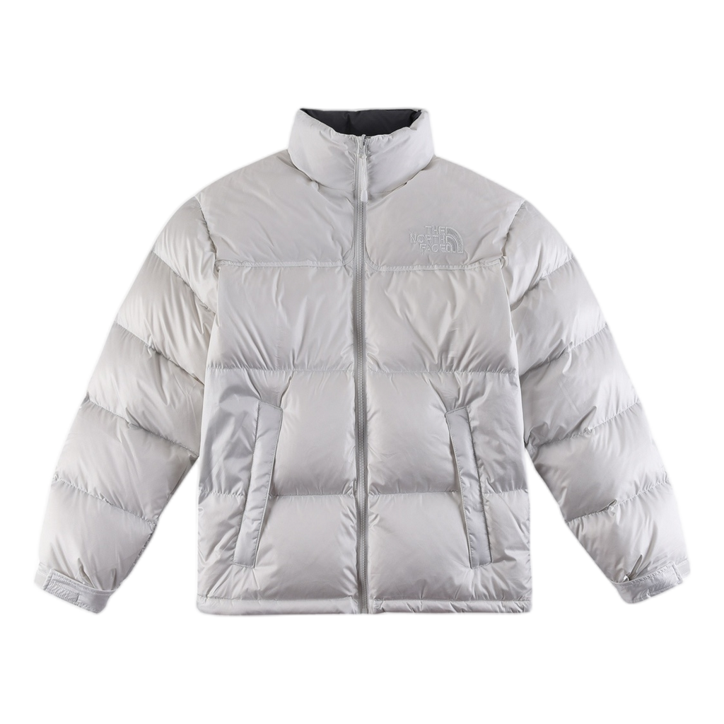The North Face Contrast-Panel Stand-Collar Puffer Jacket | Women's Winter Coat