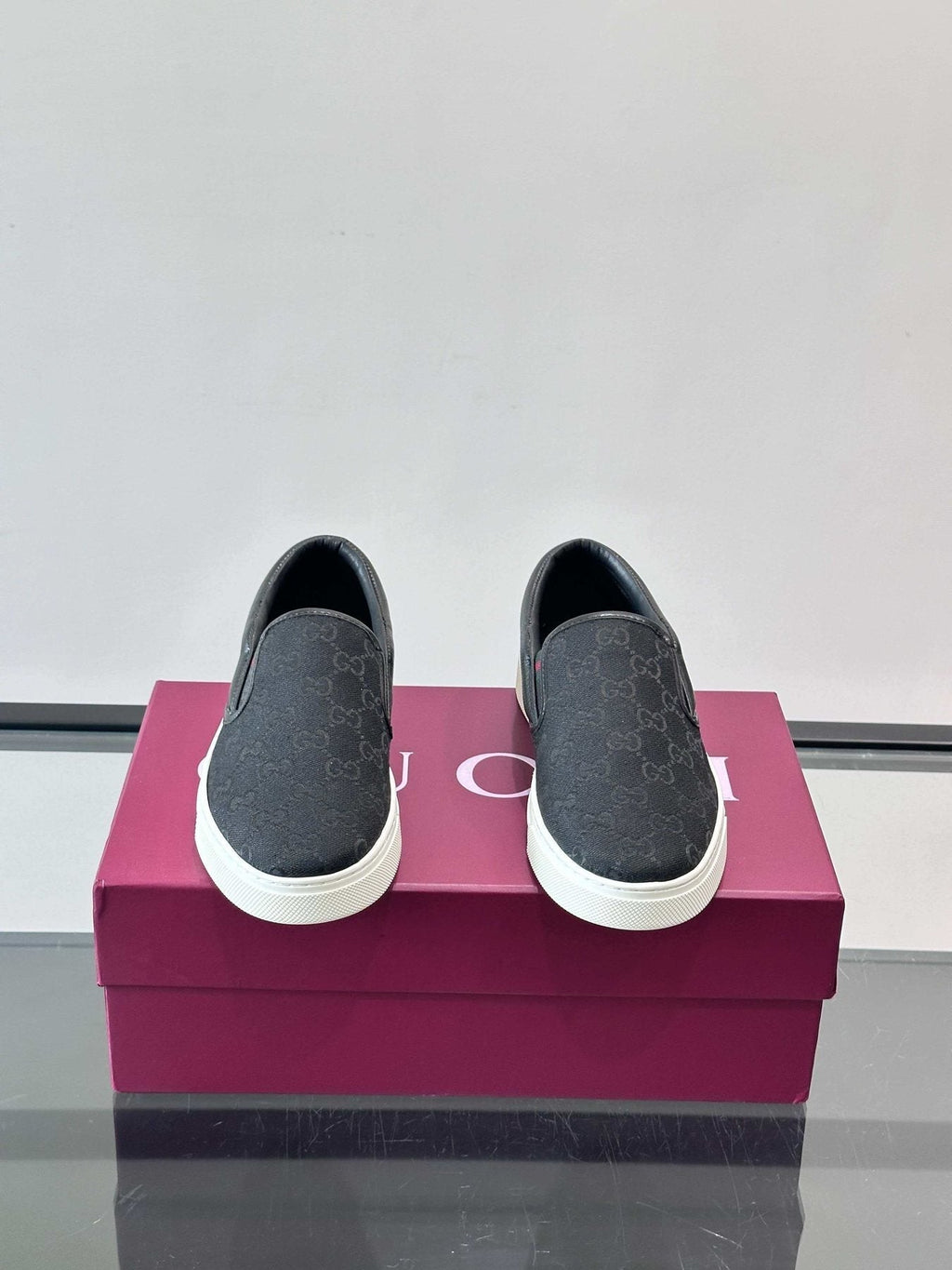 Gucci Men's Patterned Slip-On Shoes