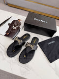 Quilted Bow Sandals