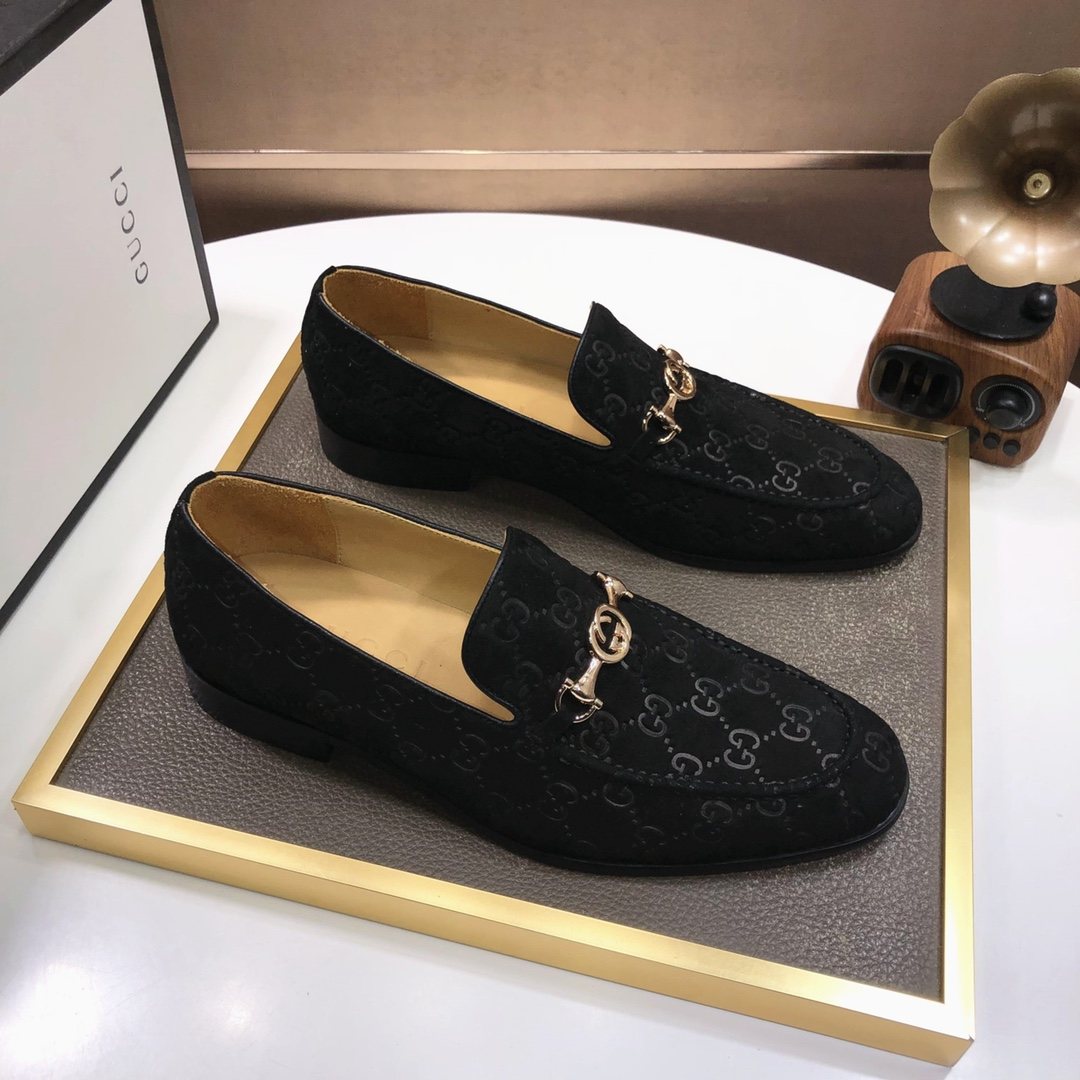 Gucci Men's Patterned Bit Loafers