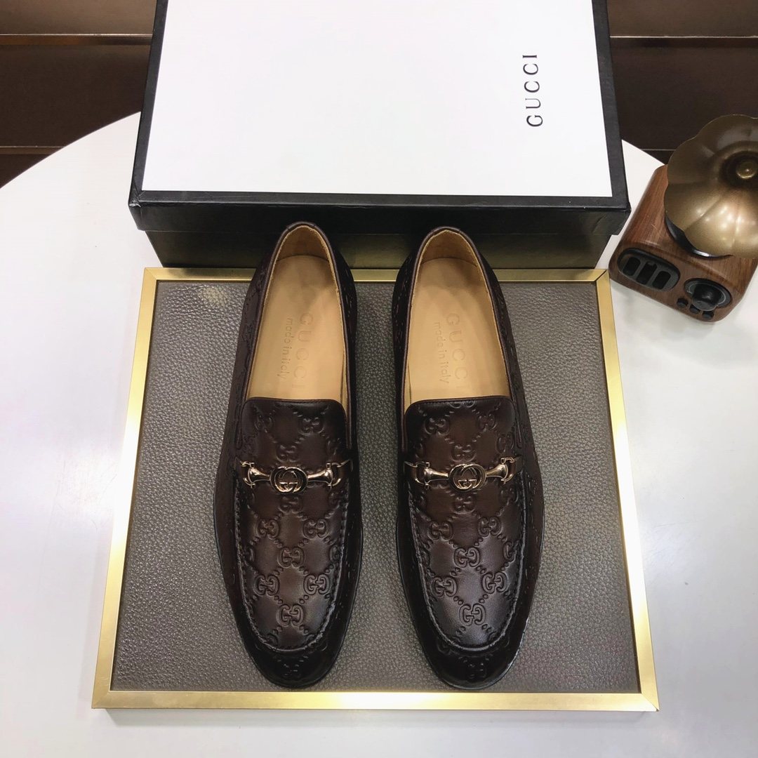 Gucci Men's Patterned Bit Loafers