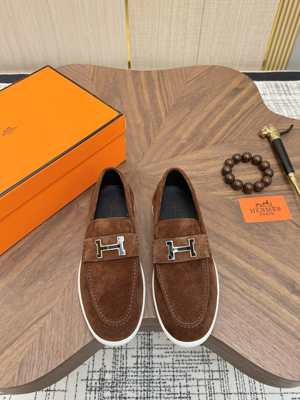 Hermès H-Hardware Slip-On Sneakers